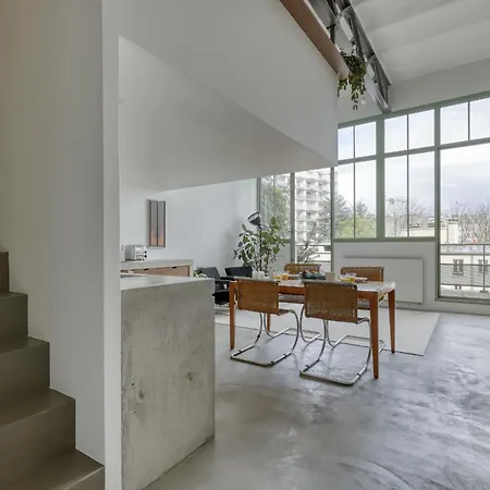 Industrial Design Loft & Balcony - 20 * Paris