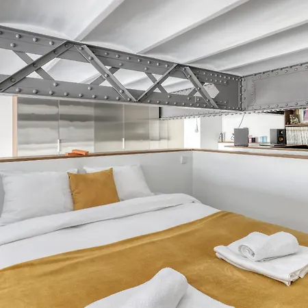 Industrial Design Loft & Balcony - 20 Paris